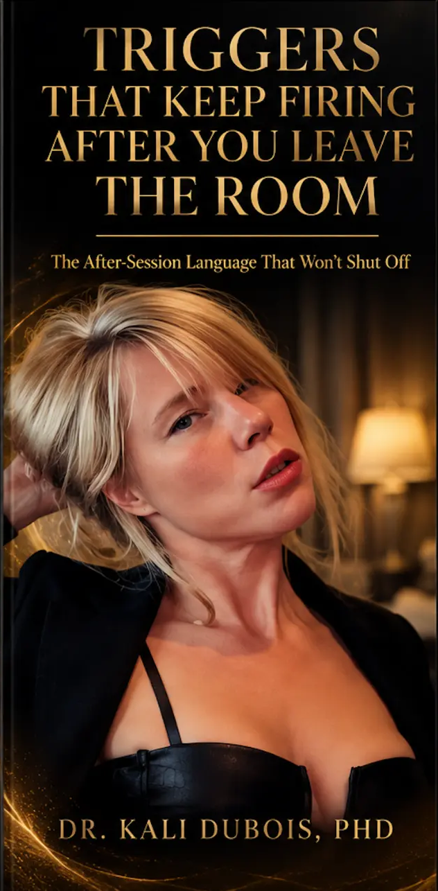 Triggers That Keep Firing After You Leave the Room — The After-Session Language That Won’t Shut Off, by Dr. Kali DuBois, PhD